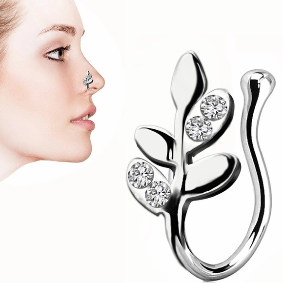 Leaf Nose Cuff Earring - Picture 5 of 5